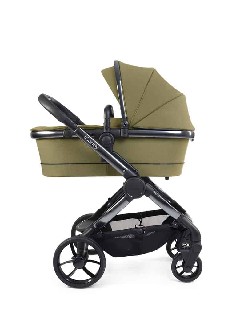 iCandy Peach 7 Pushchair & Carrycot Complete Bundle- Phantom/Olive ...