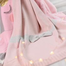 BG Pink Bow Blanket2