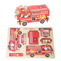 PB Wooden Puzzle Fire Engine